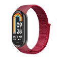 For Xiaomi Mi Band 8 Loop Nylon Watch Band(Red)