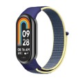 For Xiaomi Mi Band 8 Loop Nylon Watch Band(Ice Ocean Blue)