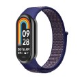 For Xiaomi Mi Band 8 Loop Nylon Watch Band(Indigo Blue)
