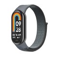 For Xiaomi Mi Band 8 Loop Nylon Watch Band(Grey)