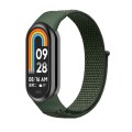 For Xiaomi Mi Band 8 Loop Nylon Watch Band(Army Green)