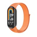 For Xiaomi Mi Band 8 Loop Nylon Watch Band(Papaya)