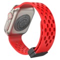 Magnetic Clasp Silicone Watch Band For Apple Watch Ultra 49mm&Watch Ultra 2 49mm / Series 9&8&7 45mm