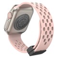 Magnetic Clasp Silicone Watch Band For Apple Watch Ultra 49mm&Watch Ultra 2 49mm / Series 9&8&7 45mm