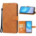 For Tecno Camon 20 Premier Leather Phone Case(Brown)