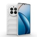 For Realme 12 Pro 5G / 12 Pro+ Magic Shield TPU + Flannel Phone Case(White)