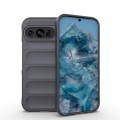 For Google Pixel 9 Pro 5G Magic Shield TPU + Flannel Phone Case(Dark Grey)