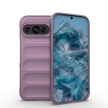For Google Pixel 9 Pro 5G Magic Shield TPU + Flannel Phone Case(Purple)