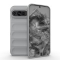 For Google Pixel 9 Pro XL 5G Magic Shield TPU + Flannel Phone Case(Grey)