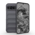 For Google Pixel 9 Pro XL 5G Magic Shield TPU + Flannel Phone Case(Dark Grey)