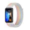 For Huawei Band 8 16mm Woven Nylon Loop Watch Band(Colorful)