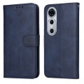 For Huawei nova 12 Pro Classic Calf Texture Flip Leather Phone Case(Blue)