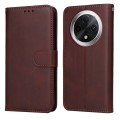 For OPPO A3 Pro 5G Classic Calf Texture Flip Leather Phone Case(Brown)