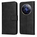 For Realme 12 Pro+ Classic Calf Texture Flip Leather Phone Case(Black)