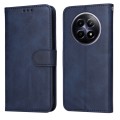 For Realme 12 5G Classic Calf Texture Flip Leather Phone Case(Blue)