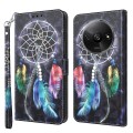 For Xiaomi Redmi A3 3D Painted Pattern Leather Phone Case(Colorful Dreamcatcher)