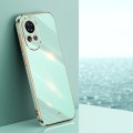 For Huawei nova 12 Pro XINLI Straight Edge 6D Electroplate TPU Phone Case(Mint Green)