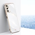 For Samsung Galaxy A05s XINLI Straight Edge 6D Electroplate TPU Phone Case(White)