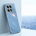 For Xiaomi Redmi K70 XINLI Straight Edge 6D Electroplate TPU Phone Case(Celestial Blue)