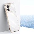 For Xiaomi Redmi K60 Ultra / Mi 13T XINLI Straight Edge 6D Electroplate TPU Phone Case(White)