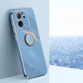 For Xiaomi Redmi K60 Ultra / Mi 13T XINLI Straight Edge 6D Electroplate TPU Phone Case with Ring Hol