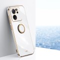 For Xiaomi Redmi K60 Ultra / Mi 13T XINLI Straight Edge 6D Electroplate TPU Phone Case with Ring Hol