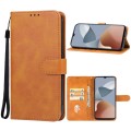 For ZTE Blade A54 Leather Phone Case(Brown)
