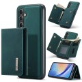 For Samsung Galaxy A34 5G DG.MING M1 Series 3-Fold Multi Card Wallet + Magnetic Phone Case(Green)