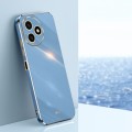 For Honor X50i+ 5G XINLI Straight Edge 6D Electroplate TPU Phone Case(Celestial Blue)