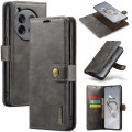 For OnePlus 12 DG.MING Crazy Horse Texture Detachable Magnetic Leather Case(Grey)