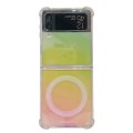 For Samsung Galaxy Z Flip4 Colour Transparent Magsafe Magnetic Phone Case