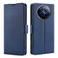 For Realme 12 Pro 5G Ultra-thin Voltage Side Buckle Horizontal Flip Leather Phone Case(Blue)