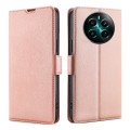 For Realme 12 Pro+ 5G Ultra-thin Voltage Side Buckle Horizontal Flip Leather Phone Case(Rose Gold)
