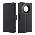 For Huawei Mate 60 Pro / Pro+ Ultra-thin Voltage Side Buckle Horizontal Flip Leather Phone Case(Blac