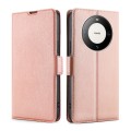 For Huawei Mate 60 Pro / Pro+ Ultra-thin Voltage Side Buckle Horizontal Flip Leather Phone Case(Rose
