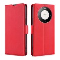 For Huawei Mate 60 Pro / Pro+ Ultra-thin Voltage Side Buckle Horizontal Flip Leather Phone Case(Red)