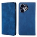 For Infinix Hot 40i Skin Feel Magnetic Leather Phone Case(Blue)
