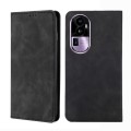 For OPPO Reno10 Pro+ 5G Skin Feel Magnetic Leather Phone Case(Black)