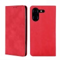 For Tecno Pova 5 Pro Skin Feel Magnetic Leather Phone Case(Red)