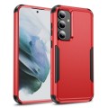 For Samsung Galaxy S24 5G TPU + PC Shockproof Protective Phone Case(Red + Black)