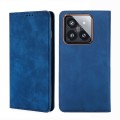 For Xiaomi 14 Pro Skin Feel Magnetic Leather Phone Case(Blue)