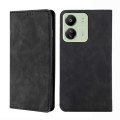 For Xiaomi Redmi 13C Skin Feel Magnetic Leather Phone Case(Black)