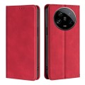 For Xiaomi 14 Ultra 5G Skin Feel Magnetic Leather Phone Case(Red)