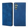 For Samsung Galaxy M34 5G / F34 5G Skin Feel Magnetic Leather Phone Case(Blue)