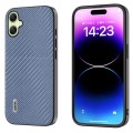 For Samsung Galaxy A05 ABEEL Carbon Fiber Texture Protective Phone Case(Light Blue)