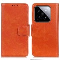 For Xiaomi 14 Nappa Texture Horizontal Flip Leather Phone Case(Orange)