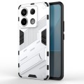 For Xiaomi Redmi Note 13 Pro+ Punk Armor 2 in 1 PC + TPU Phone Case(White)