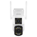 ESCAM PT210 2x3MP Dual Lens Dual Screen Monitor WiFi Camera Support Two-way Voice & Motion Detection