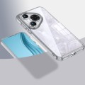 For Huawei Pura 70 Armor Clear TPU Hard PC Phone Case(Clear)
