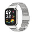 For Redmi Watch 3 Mijobs Milan Buckle Metal Watch Band(Silver)